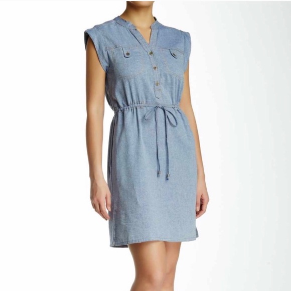 Angie Dresses & Skirts - Angie Chambray Mini Dress/Tunic